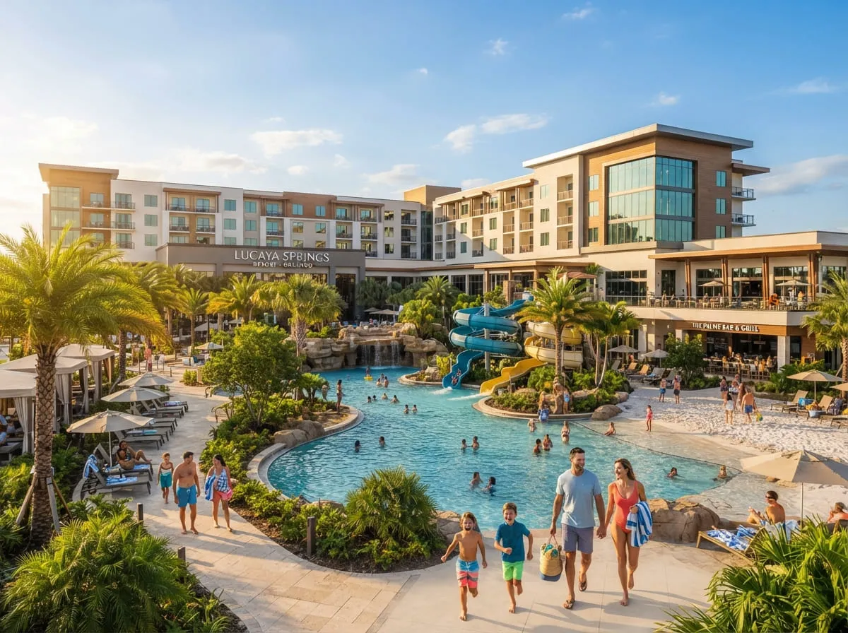 Lagoon-pool family resort