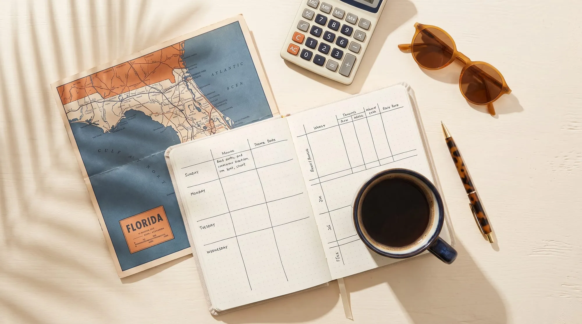 Plan the money and the days