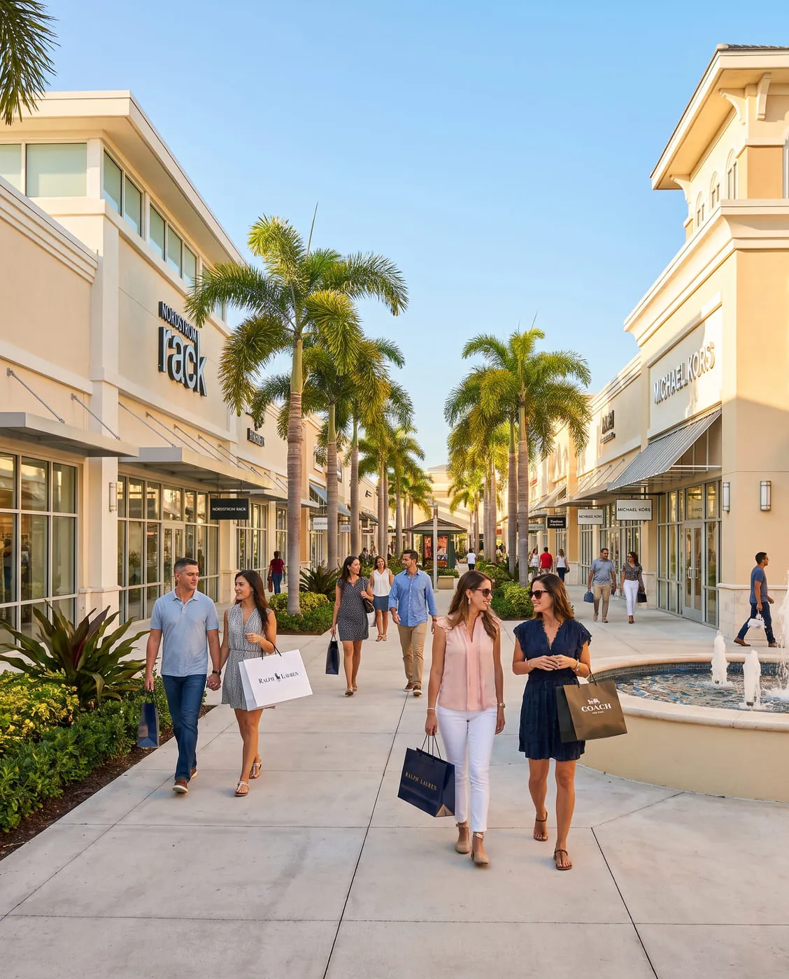 Outlets, malls and where prices really drop.